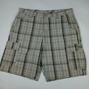 WRANGLER Plaid Shorts Cargo Pockets Men's Size 36